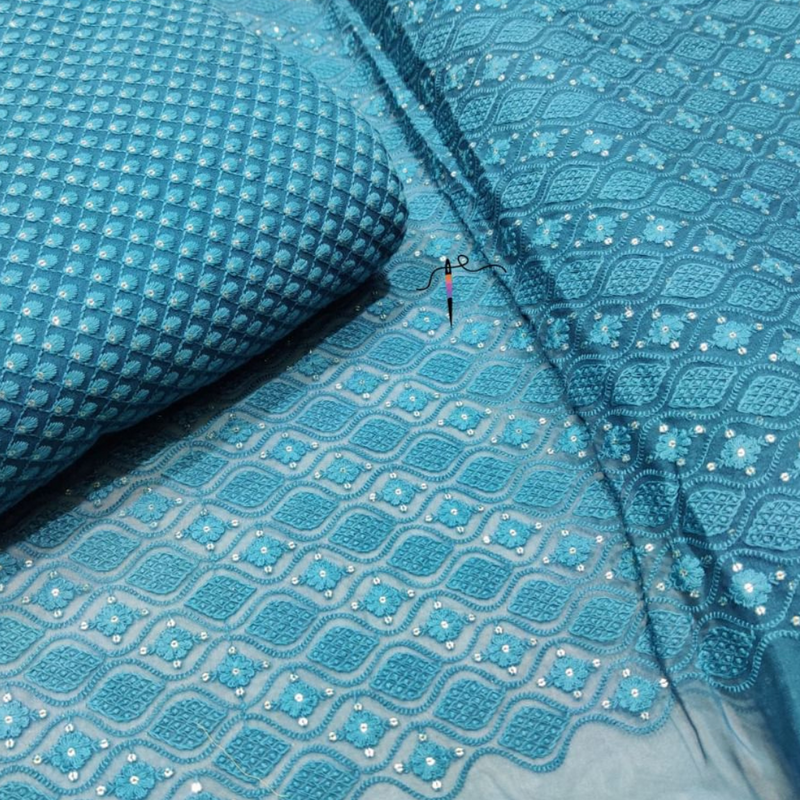 Pure Georgette, Width : 44"