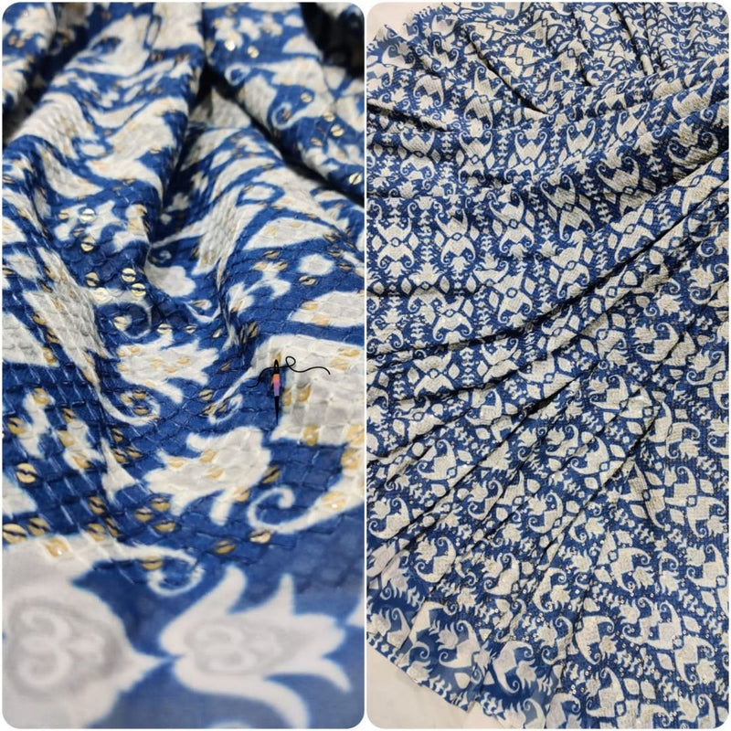 Pure Georgette Embroideries 44”