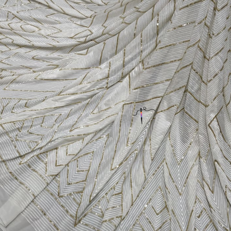 Pure Georgette 54" & Nett 44" combinations