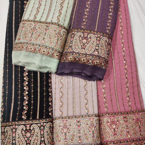 Georgette Embroideries 54"