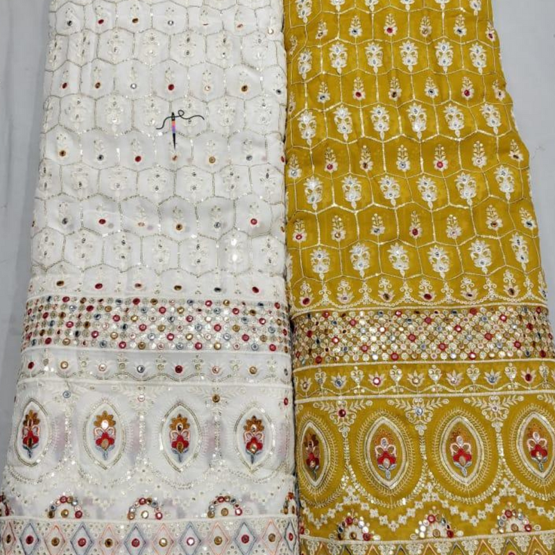 Pure georgette, Width 54"