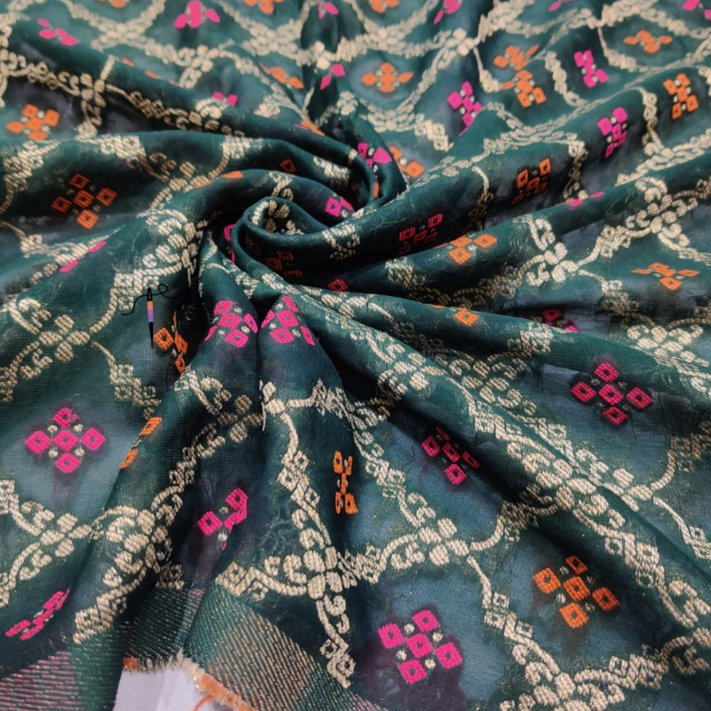 Pure Georgette , Weaves , Width : 44"