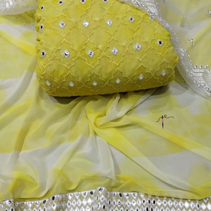 Georgette & Nett Embroideries Combination