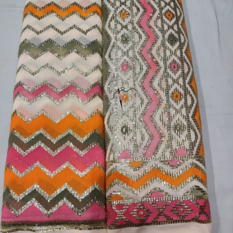 Georgette Print 54"