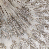Nett Embroideries with handwork, 58"