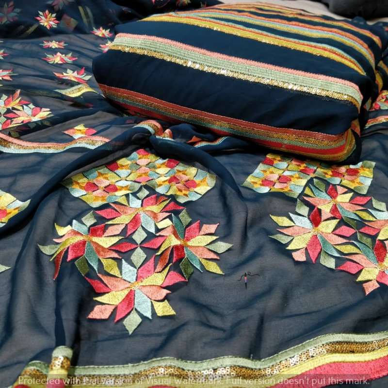 Georgette Combinations, Width 44"