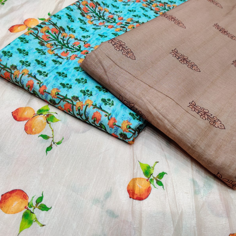 Tusser Prints ,Width:44”