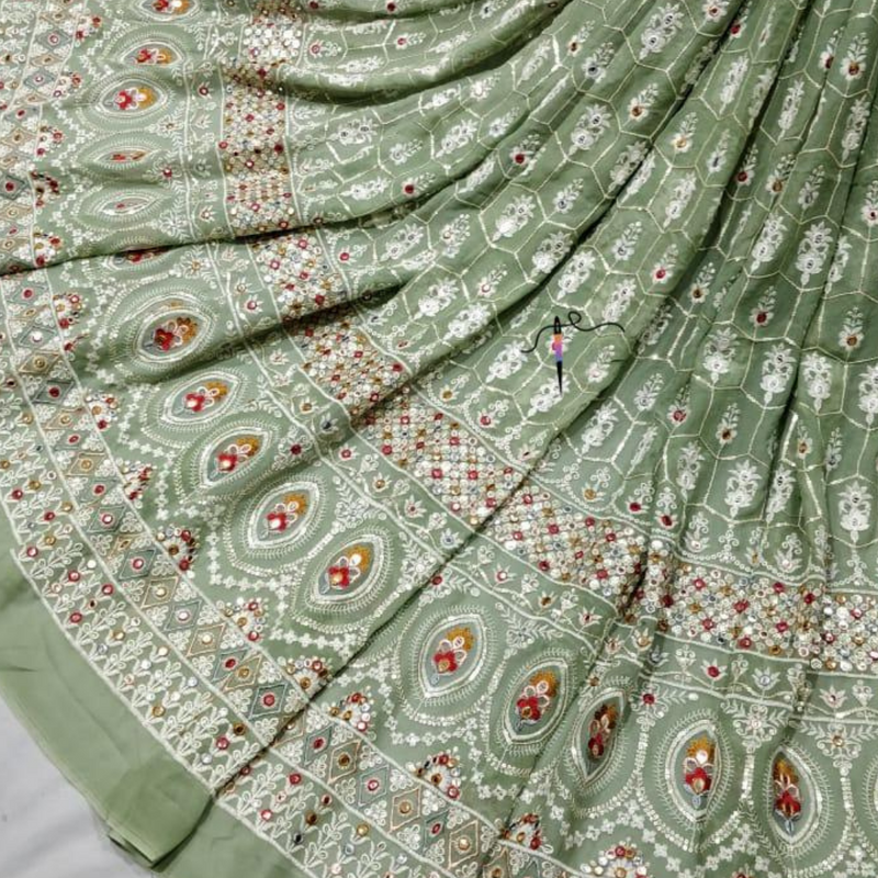 Pure georgette, Width 54"