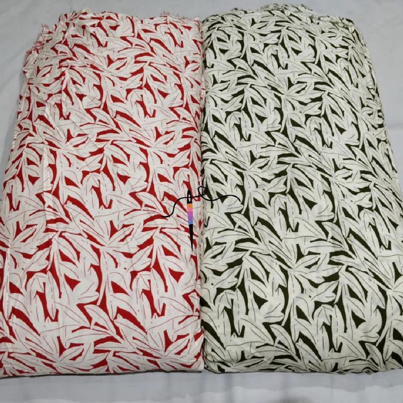 Pure modal cotton rayon prints