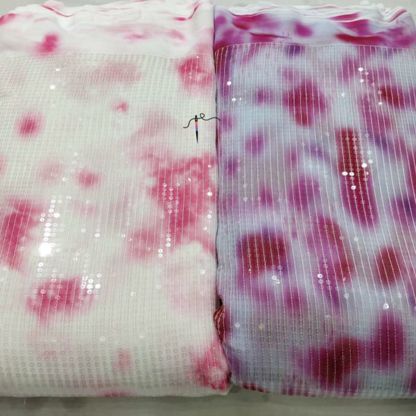Georgette Digital Sequin